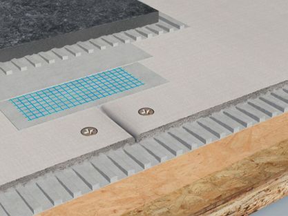 Pagrindo paruošimas naudojant AQUAPANEL® cementinę grindų plokštę